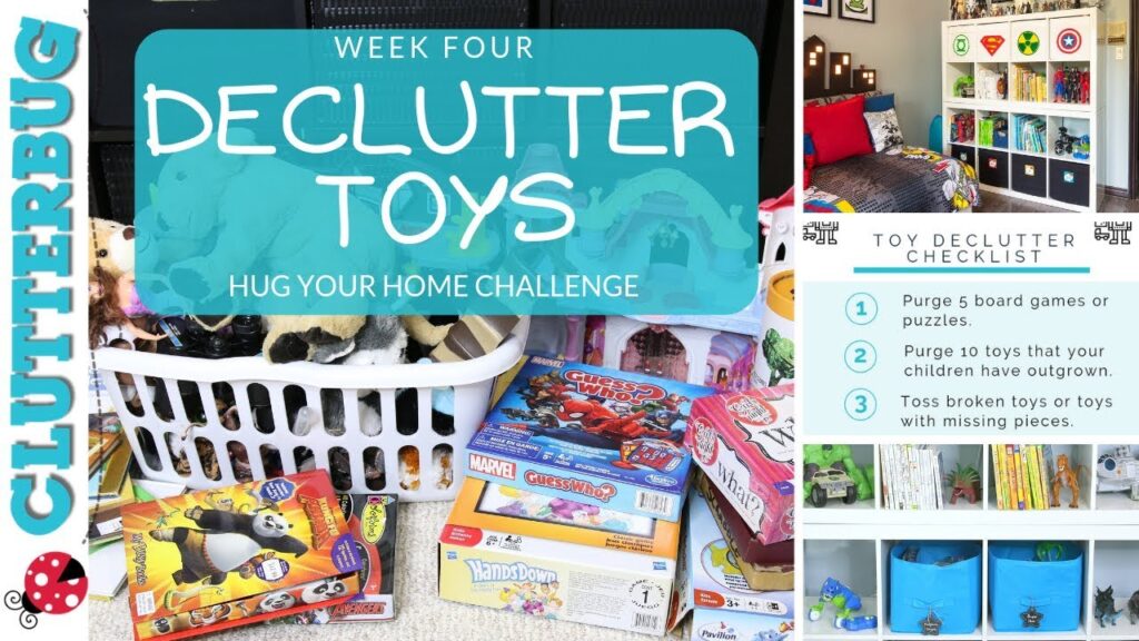 Declutter Kids Toys - Week 4 - Hug Your Home Challenge